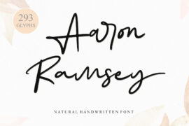 Aaron Ramsey – Personal Use Font
