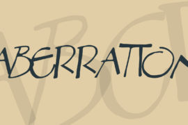 Aberration Font