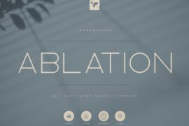 Ablation Font