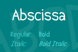 Abscissa Font Family