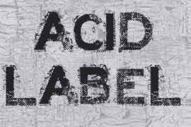 ACID LABEL Font