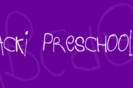Acki Preschool Font