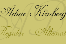 Adine Kirnberg Font Family