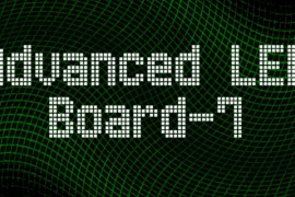 Advanced LED Board-7 Font