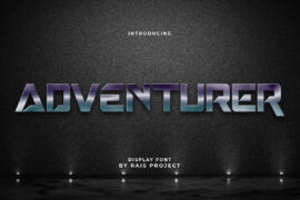 Adventurer Demo Font