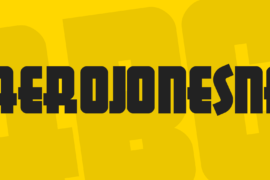 AerojonesNF Font