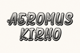 Aeromus Kirho Font