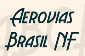 Aerovias Brasil NF Font
