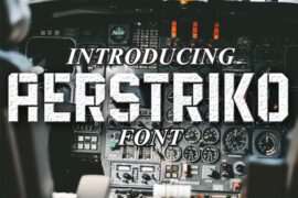 Aerstriko Font