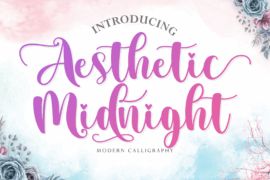 Aesthetic Midnight Font Family