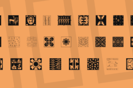 African Pattern Font