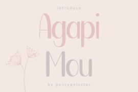 Agapi Mou Font