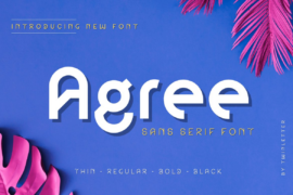 Agree Personal Use Font Family
