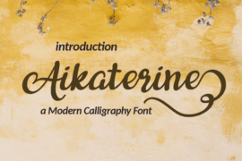 Aikaterine-free Font