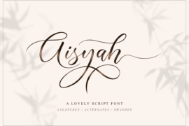 Aisyah Demo Font