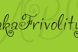 akaFrivolity Font