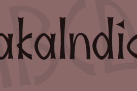 akaIndic Font