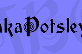 akaPotsley Font