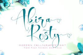 Akira Rosty Font Family