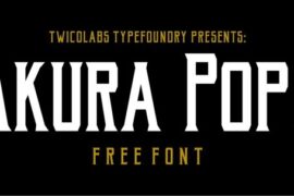 Akura Popo Font