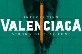 Al Valenciaga PersonalUseOnly Font