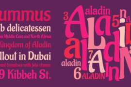 Aladin Font