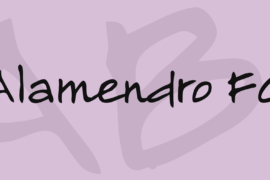 Alamendro FG Font