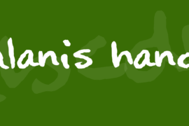 Alanis Hand Font