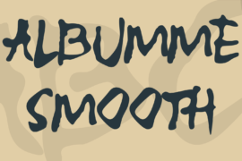ALBUMME SMOOTH Font