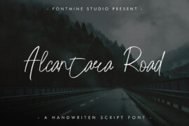 Alcantara Road Demo Font