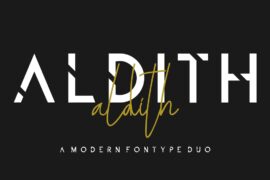 ALDITH DEMO Font Family