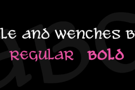 Ale and Wenches BB Font Family