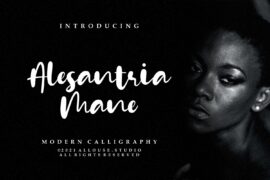 Alesantria Mane Demo Version Font