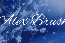 Alex Brush Font