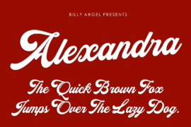 Alexandra Personal Use Font