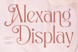 Alexang Display Font