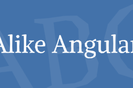 Alike Angular Font