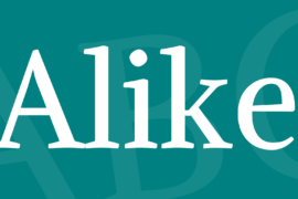 Alike Font