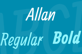 Allan Font Family