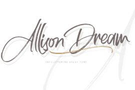 Allison Dream Font