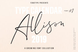Allison Script Font