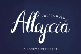 Alloycia Demo Font