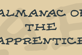 Almanac of the Apprentice Font