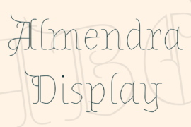 Almendra Display Font