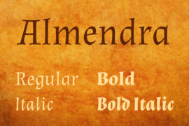 Almendra Font Family