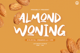 ALMOND WONING Font
