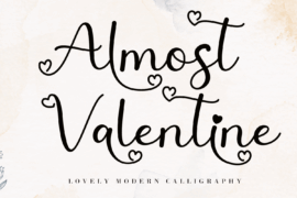 Almost Valentine Font
