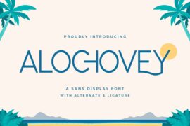 ALOCHOVEY Free Trial Font