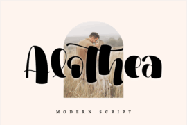 Alothea – Personal use Font