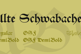 Alte Schwabacher Font Family